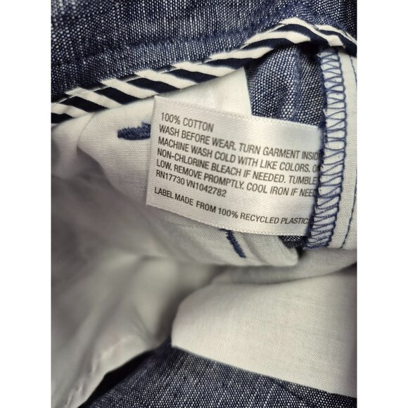 Boys Chambray Suiting Pants Size 10 By Cat & Jack - Blue - Picture 8 of 8